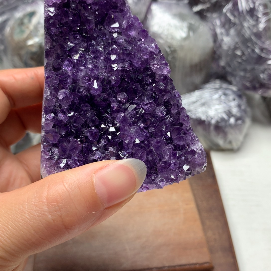 紫晶摆件未镶嵌紫水晶