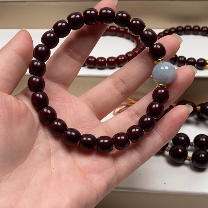 核桃手串/手链?****t猴头雕刻