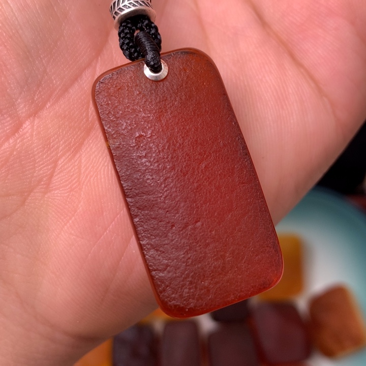 原皮留皮牌子吊坠