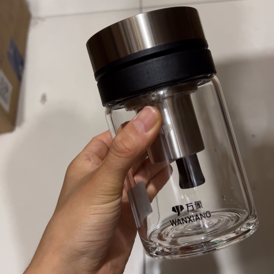 万象U219本色单层烫手玻璃杯500加9913