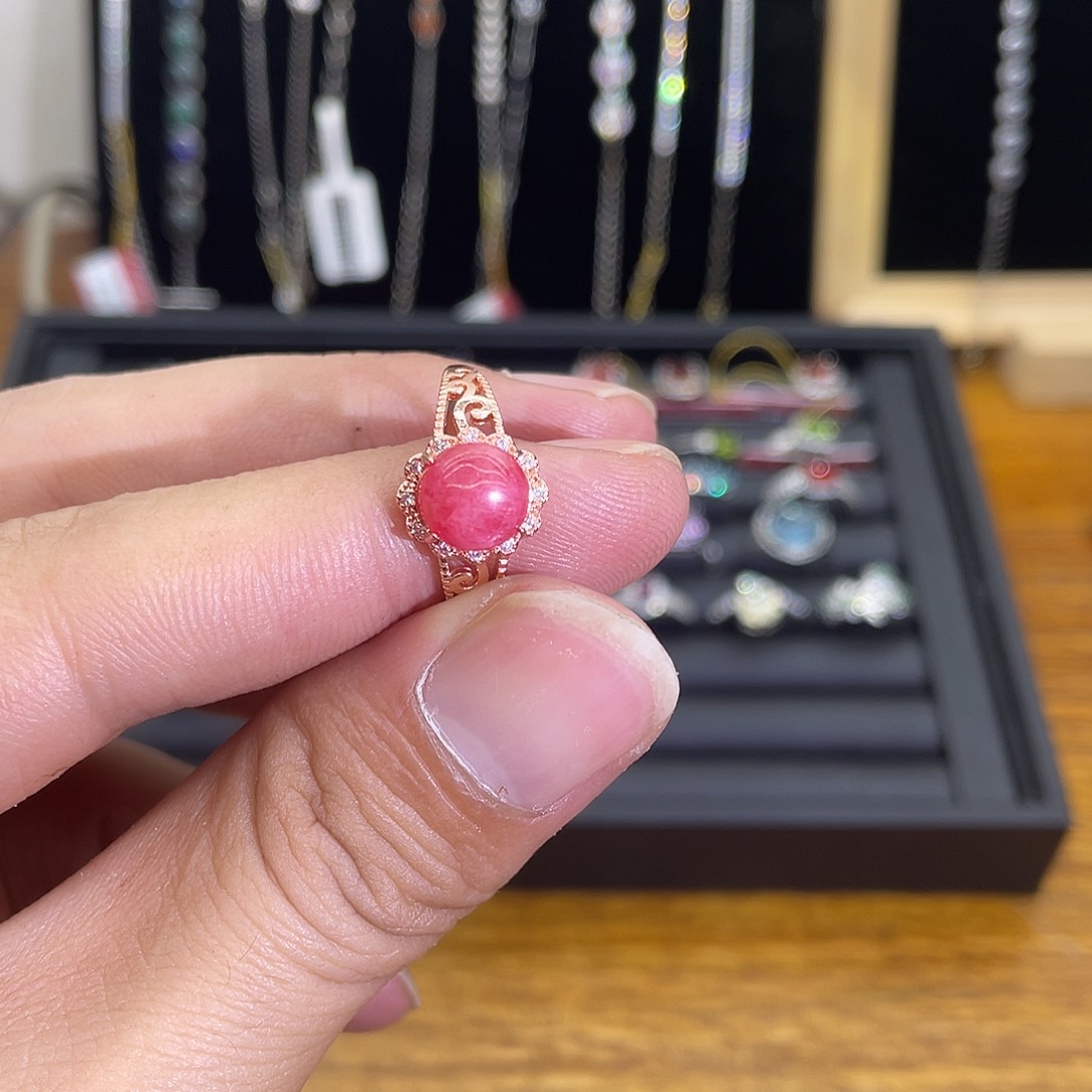 紫晶珠宝半成品未镶嵌
