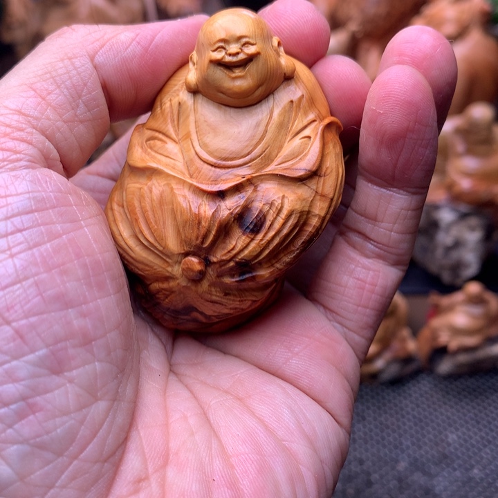 柏木（崖柏）崖柏陈化料手把件