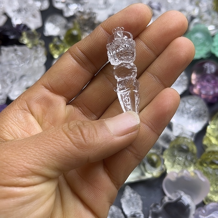 水晶摆件未镶嵌吊坠