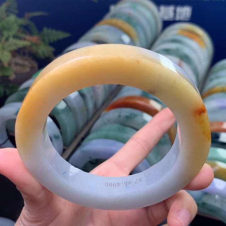 定制翡翠未镶嵌手镯定制不退不换