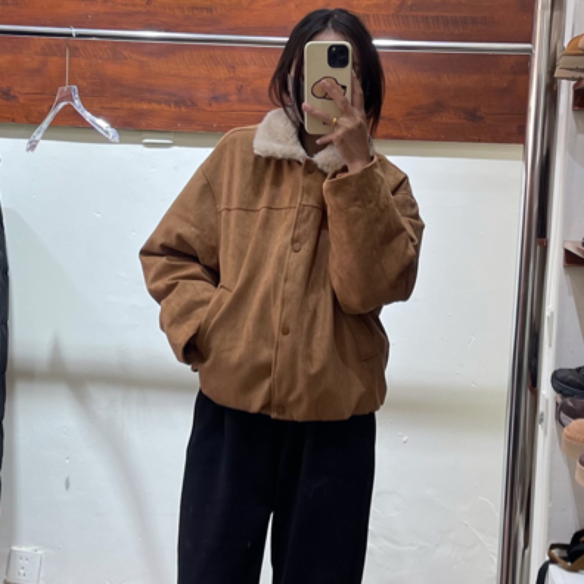 不对称冬季立领短外套宽松韩版ins连帽休闲短款日系时尚加厚