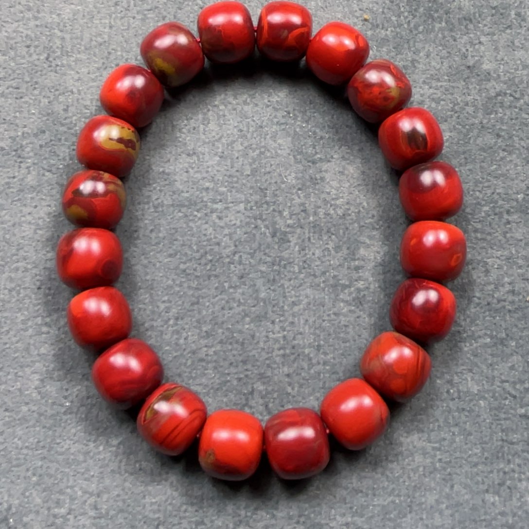 南红玛瑙未镶嵌包浆手串