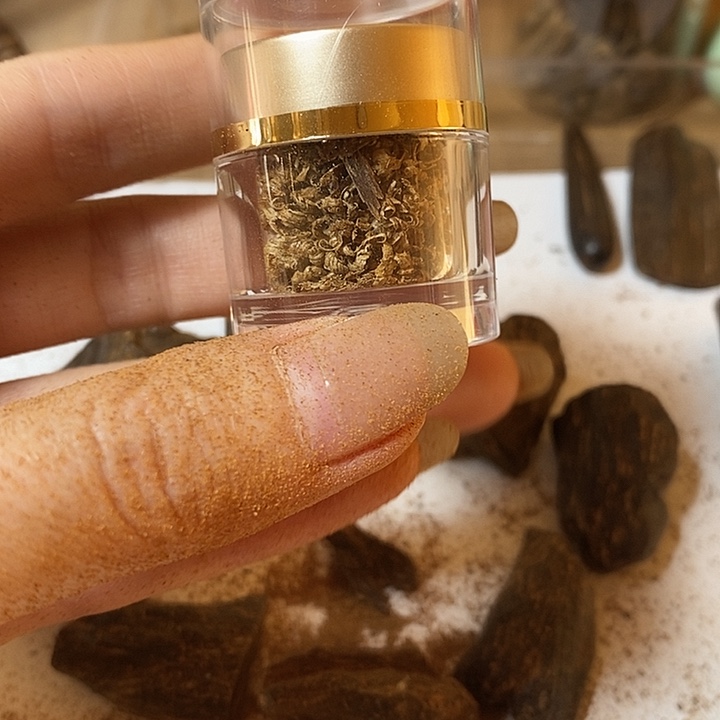蓝***飘沉香沉香碎屑达拉干钩丝，味道好
