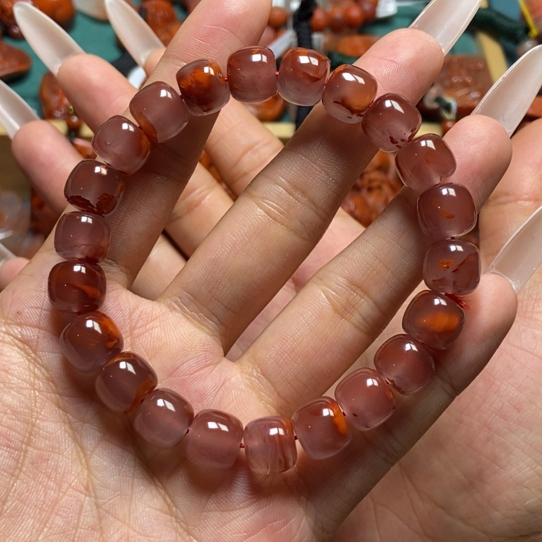 手串未镶嵌南红玛瑙10m m