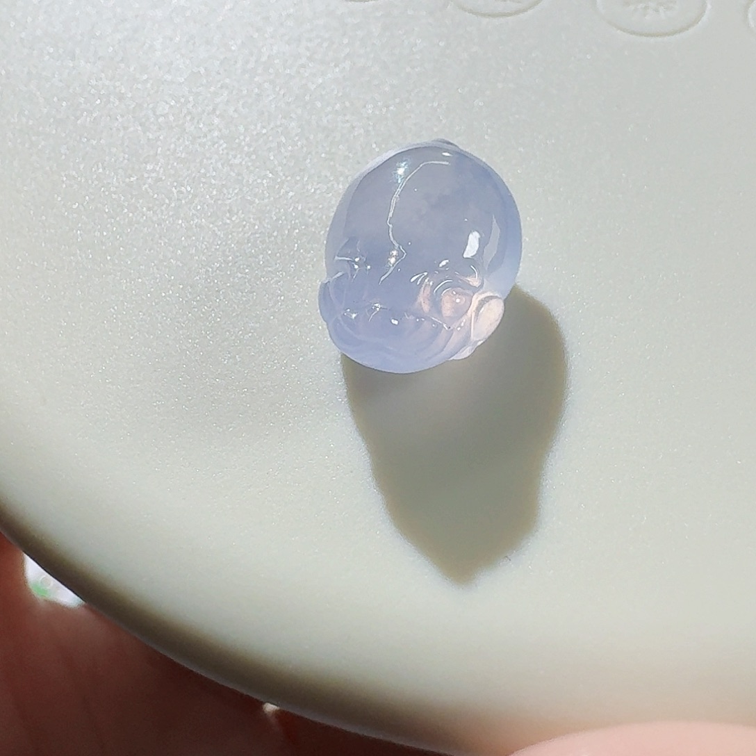 翡翠颈饰未镶嵌金蟾