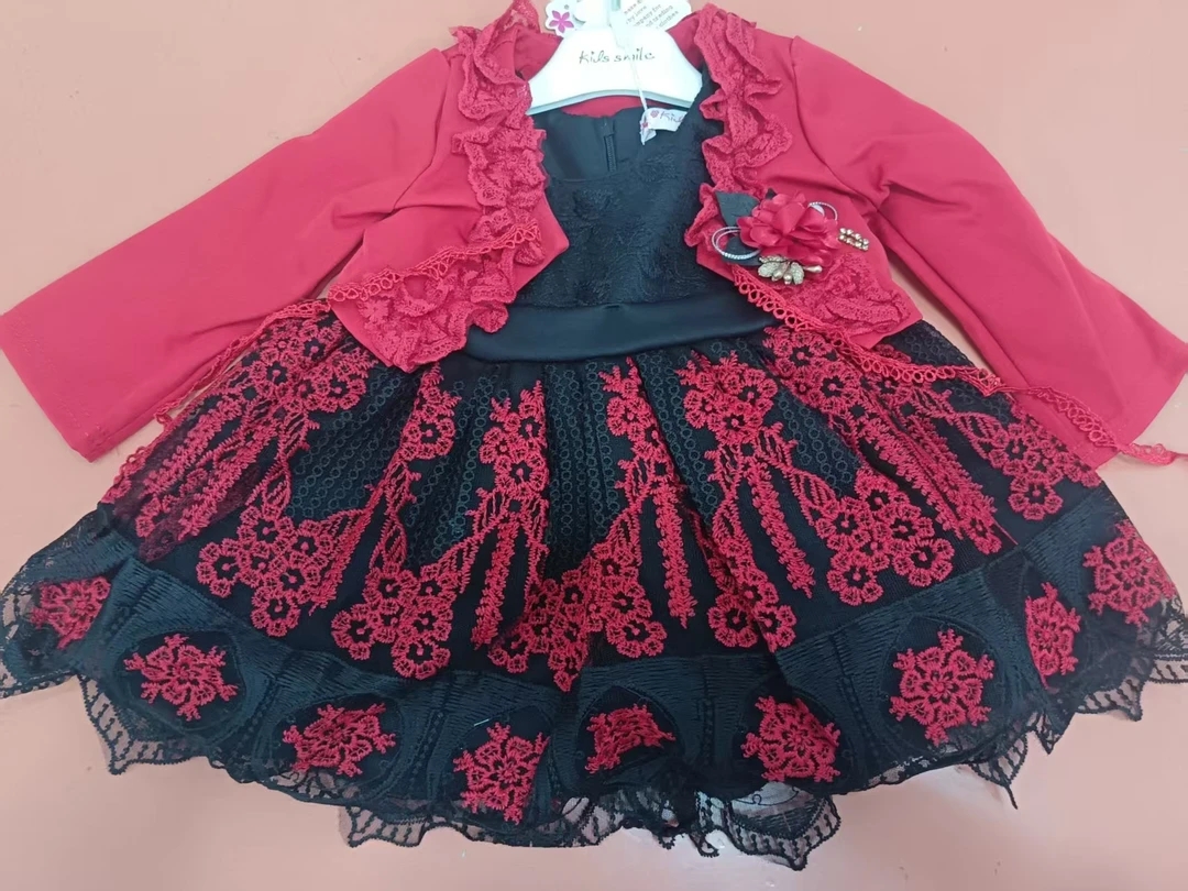 新款儿童小童裙子两件套花裙