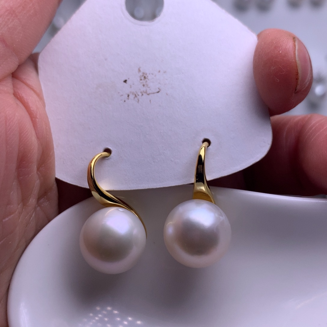 未镶嵌耳饰淡水珍珠