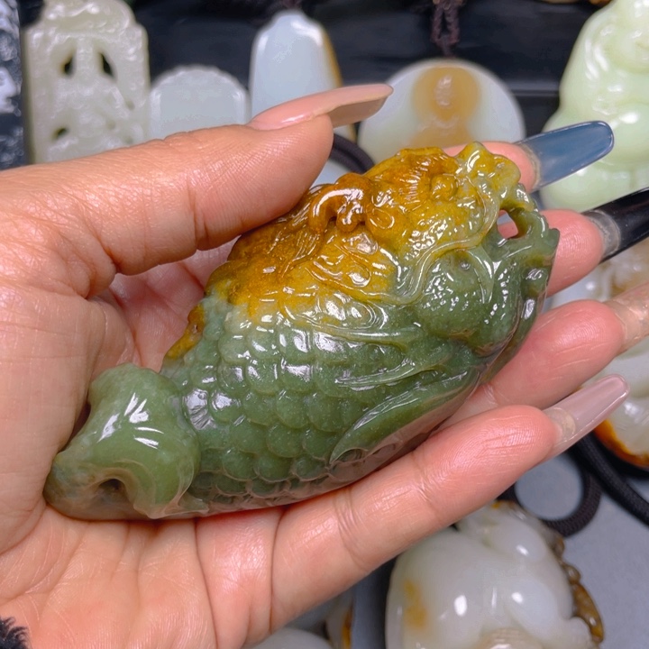 和田玉挂件未镶嵌深****店