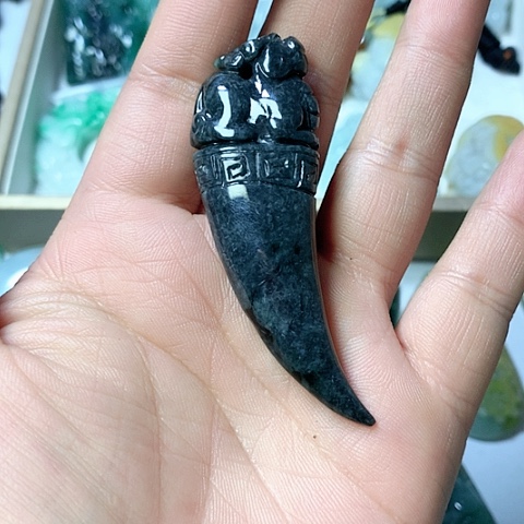 翡翠颈饰未镶嵌天然缅甸翡翠a货