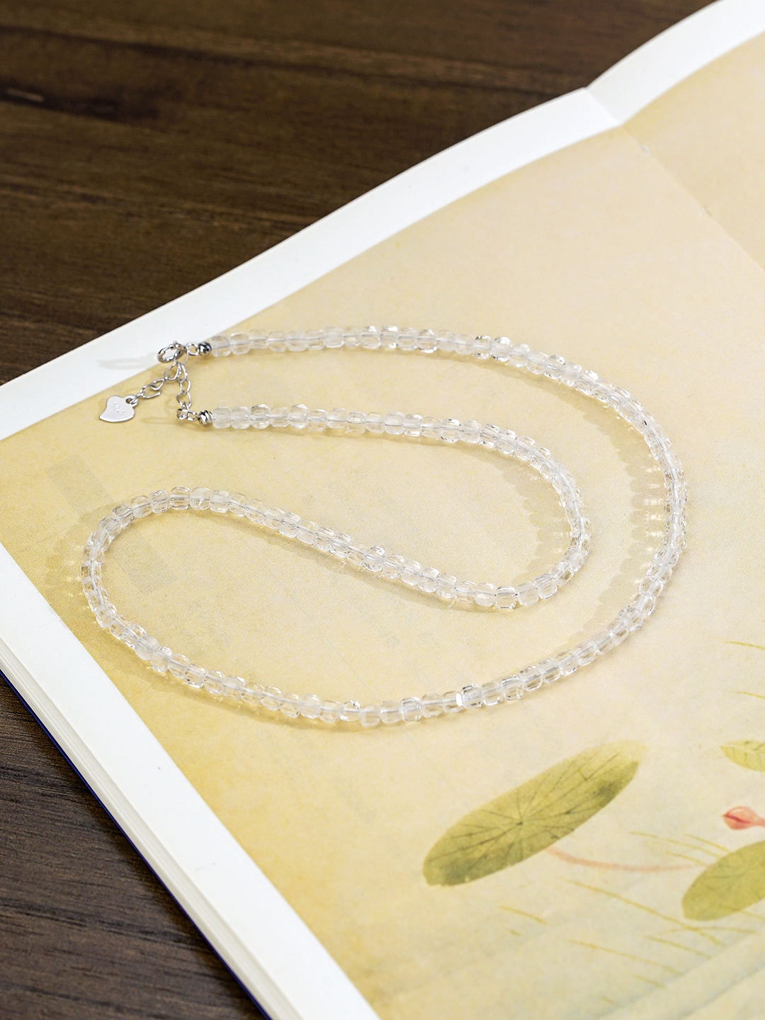 银925白水晶项链(40+3)10350（水晶界的打底衫）（Joyce娇姐）