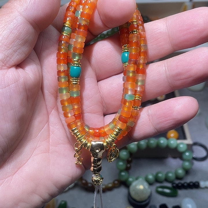 玛瑙/玉髓未镶嵌手链