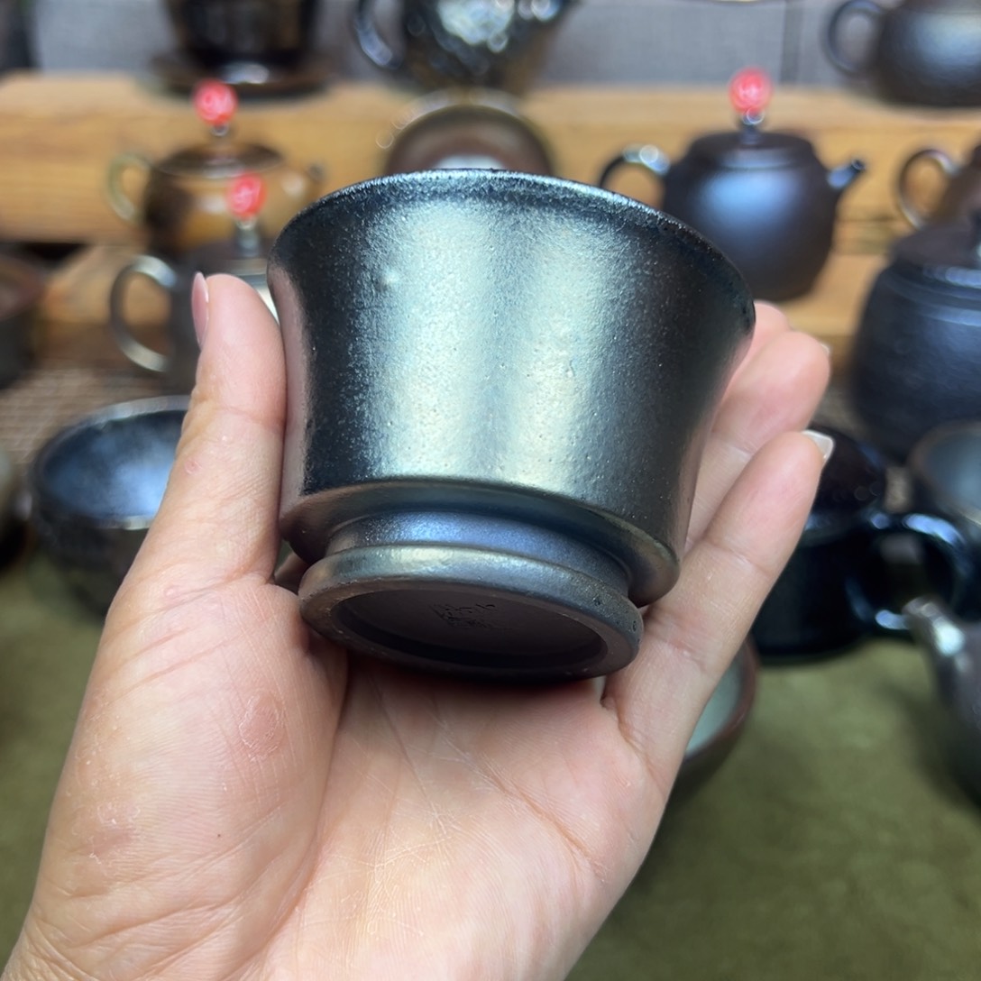 云南建水紫陶柴烧杯