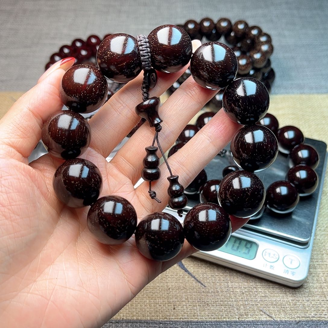 檀香紫檀（小叶紫檀）2.0 12颗满天星