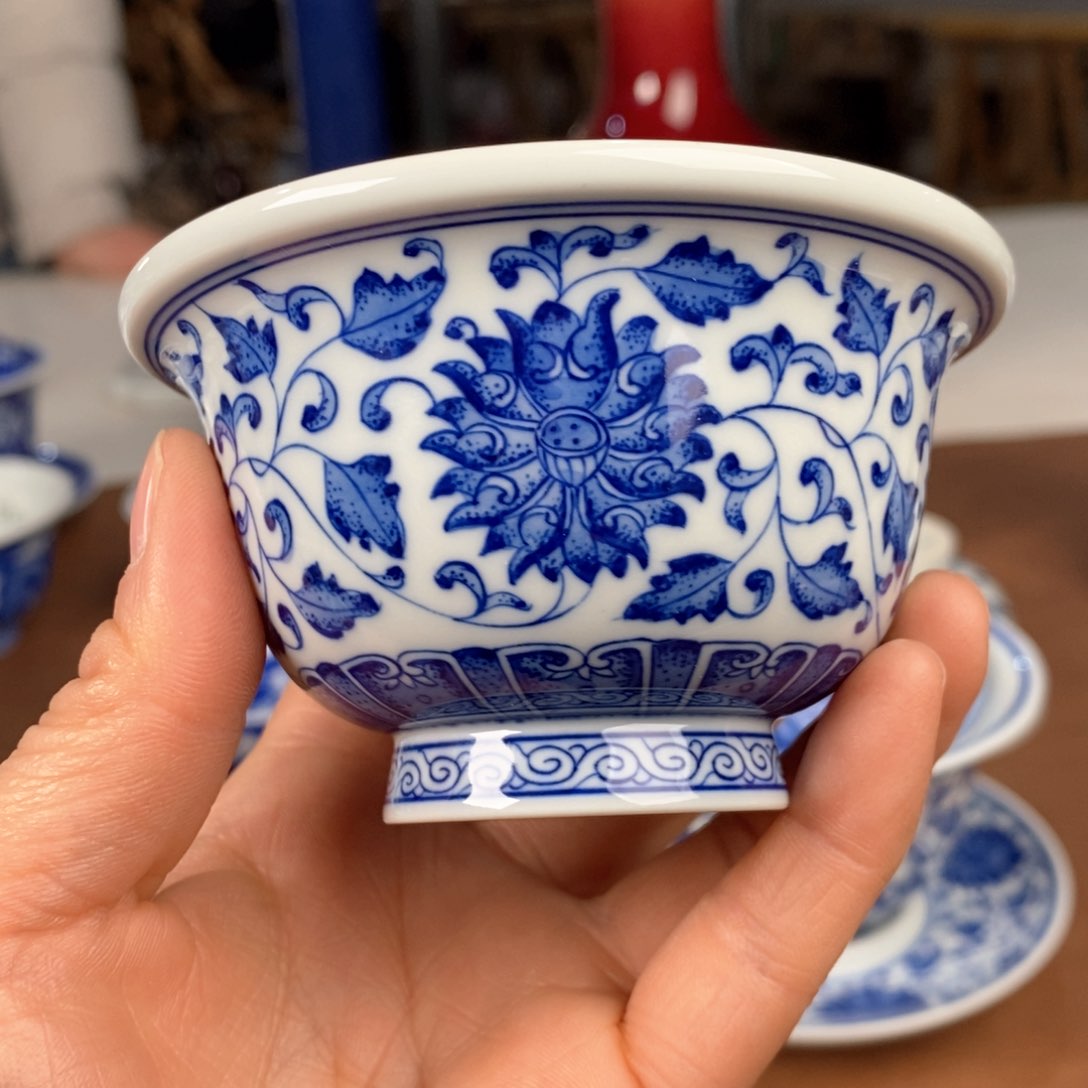 杯景德镇陶瓷手工手绘