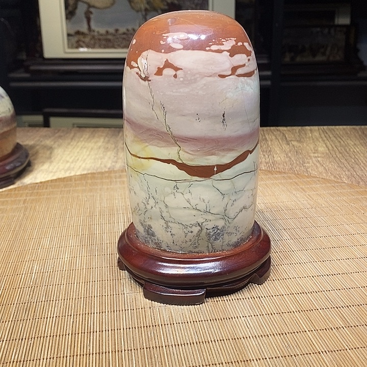 有***有香榧木广西柳州国画石