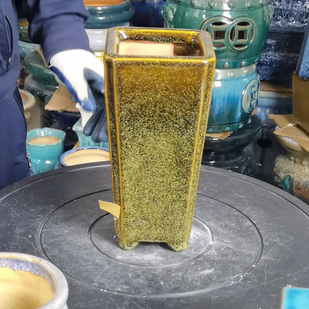 内口8深19.5石湾花盆默认微瑕