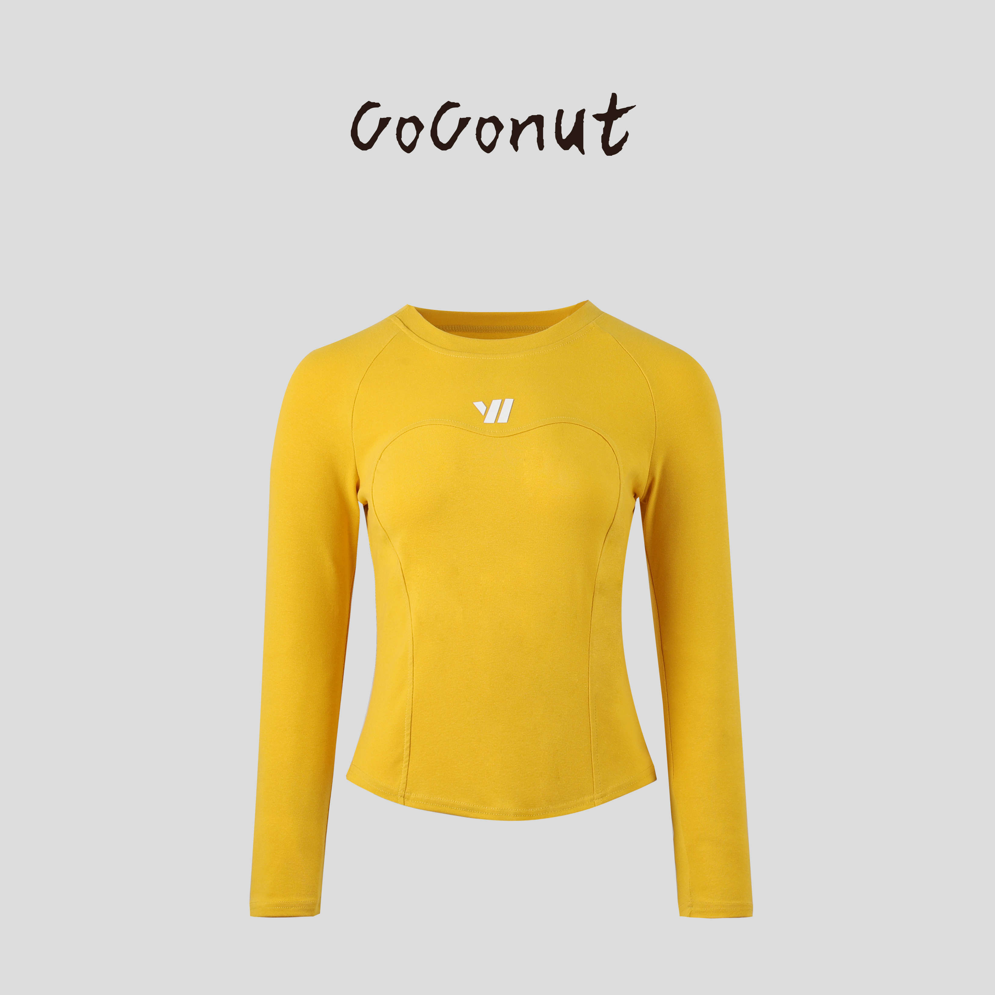 2025新款设计运动户外健身休闲修身舒适圆领套头透气长袖春夏T恤