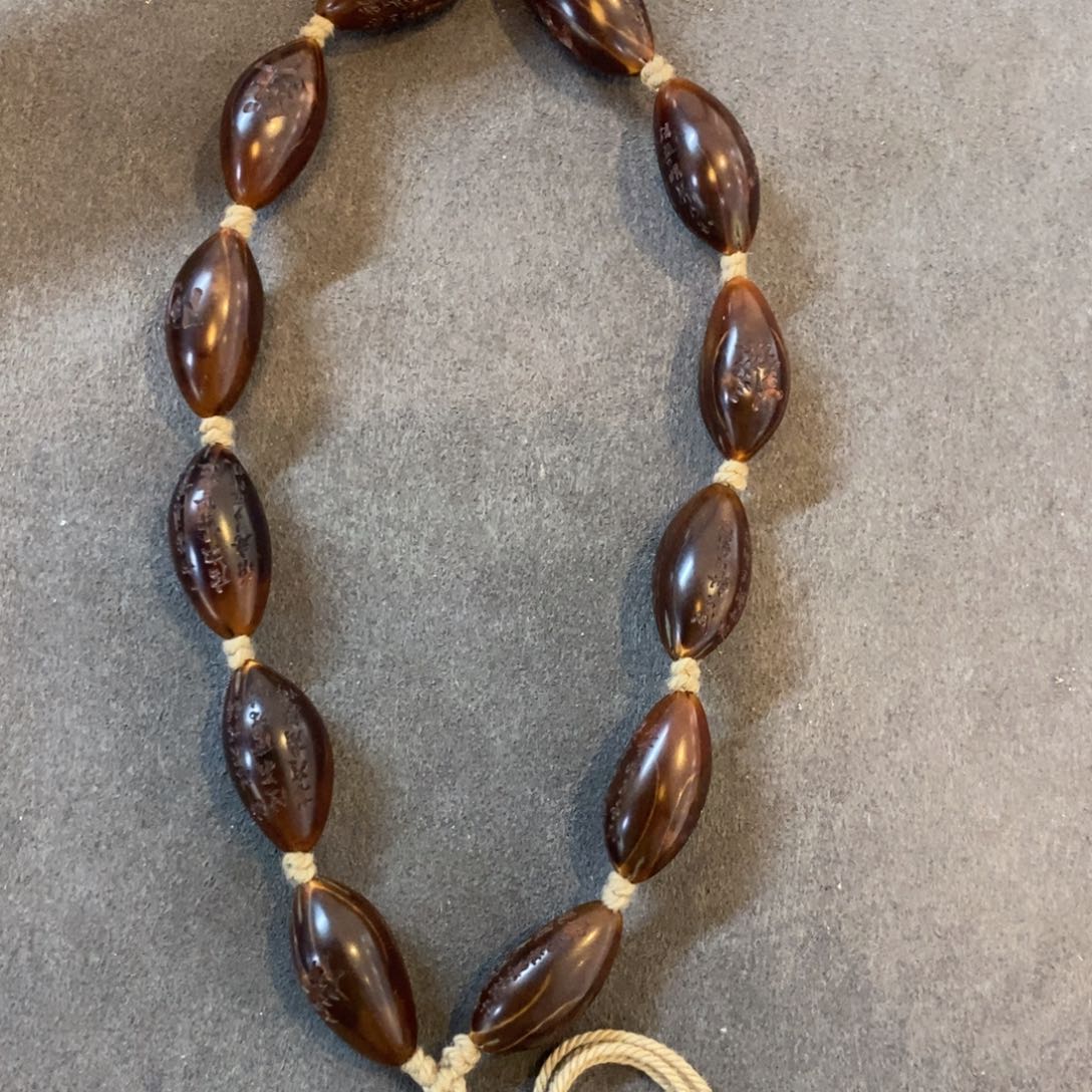 橄榄核手串/手链周派紫皮去皮心经手持