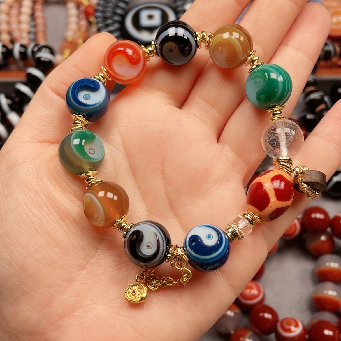 【闪购商品】合金玛瑙/玉髓珠宝半成品