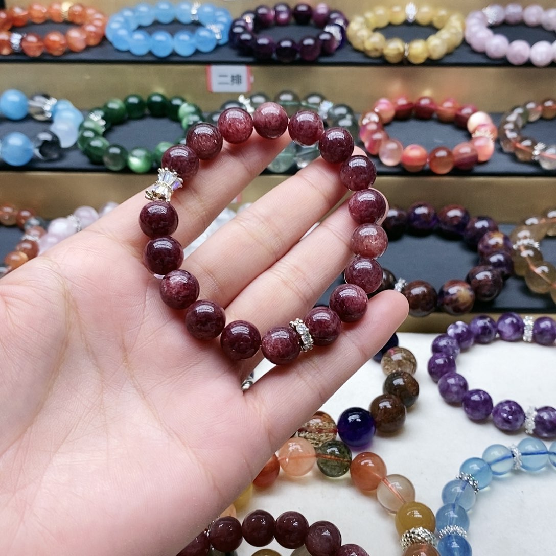 水晶手链未镶嵌草莓晶