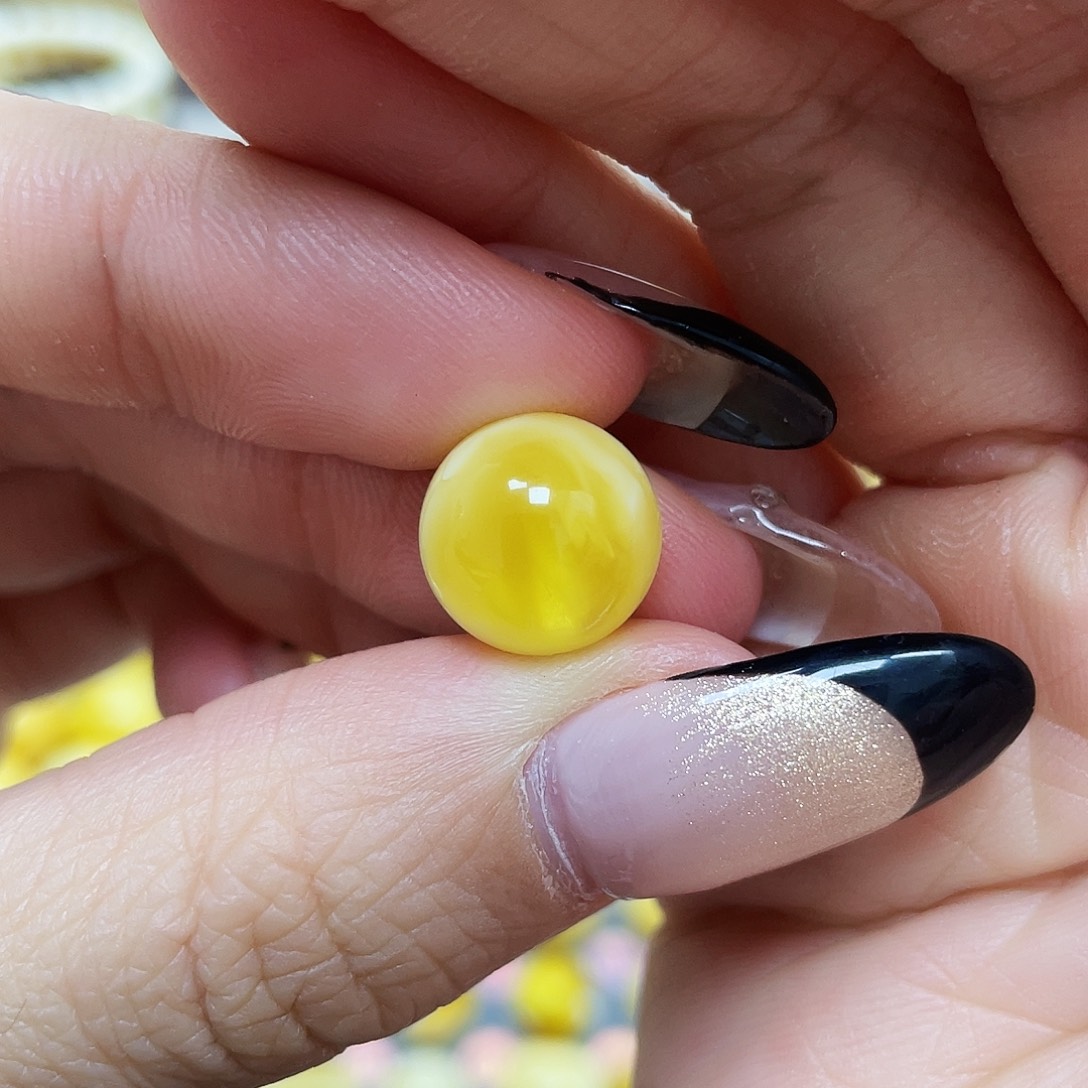 琥珀珠宝奇石未镶嵌12.1mm微瑕福利款