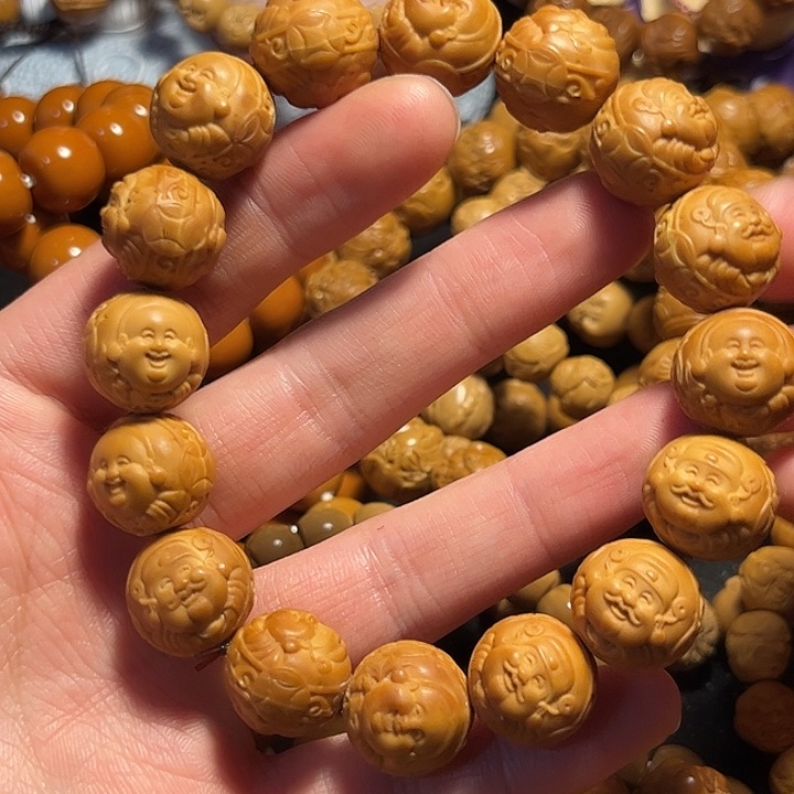 橄榄核手串/手链猴头财迷