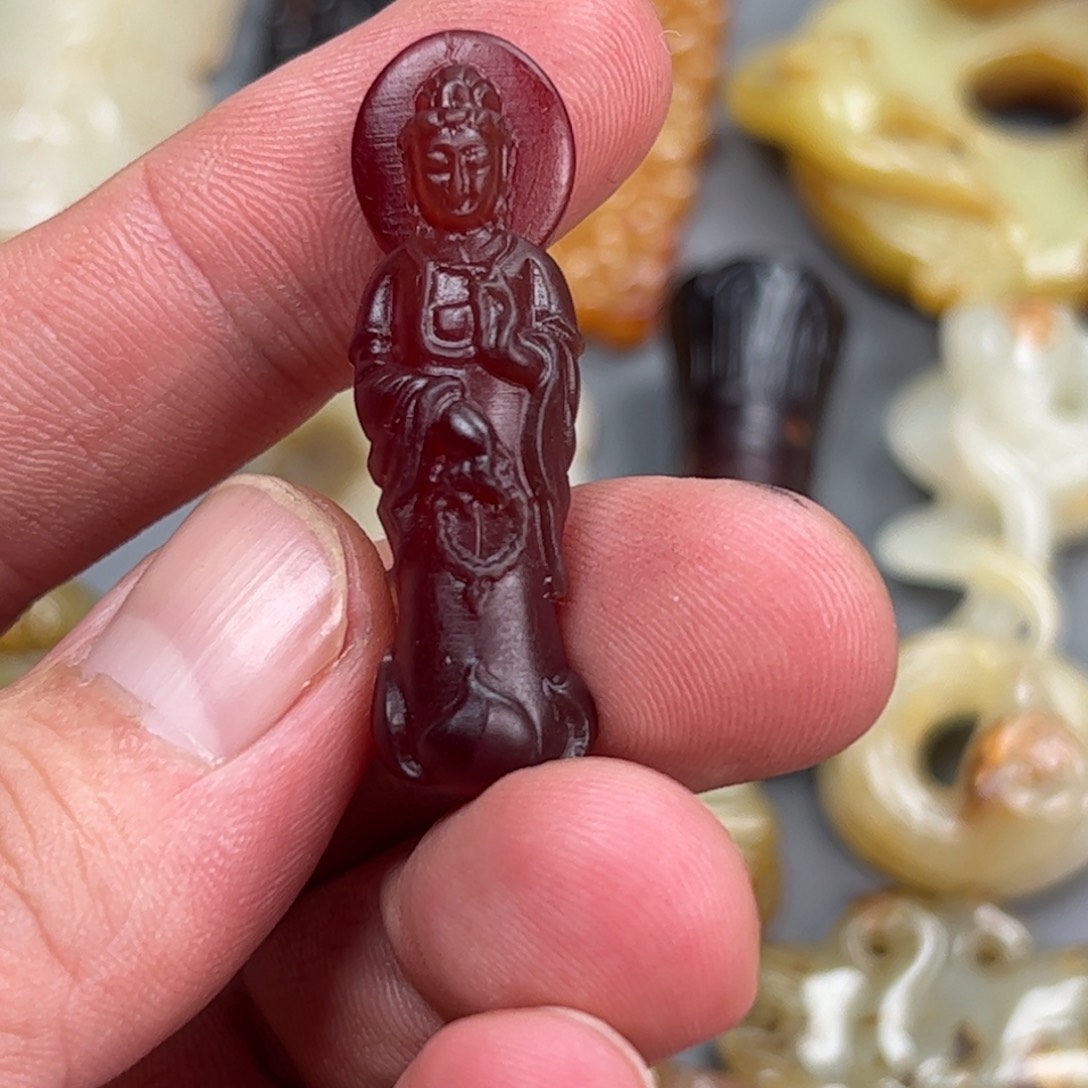 和田玉颈饰未镶嵌正*