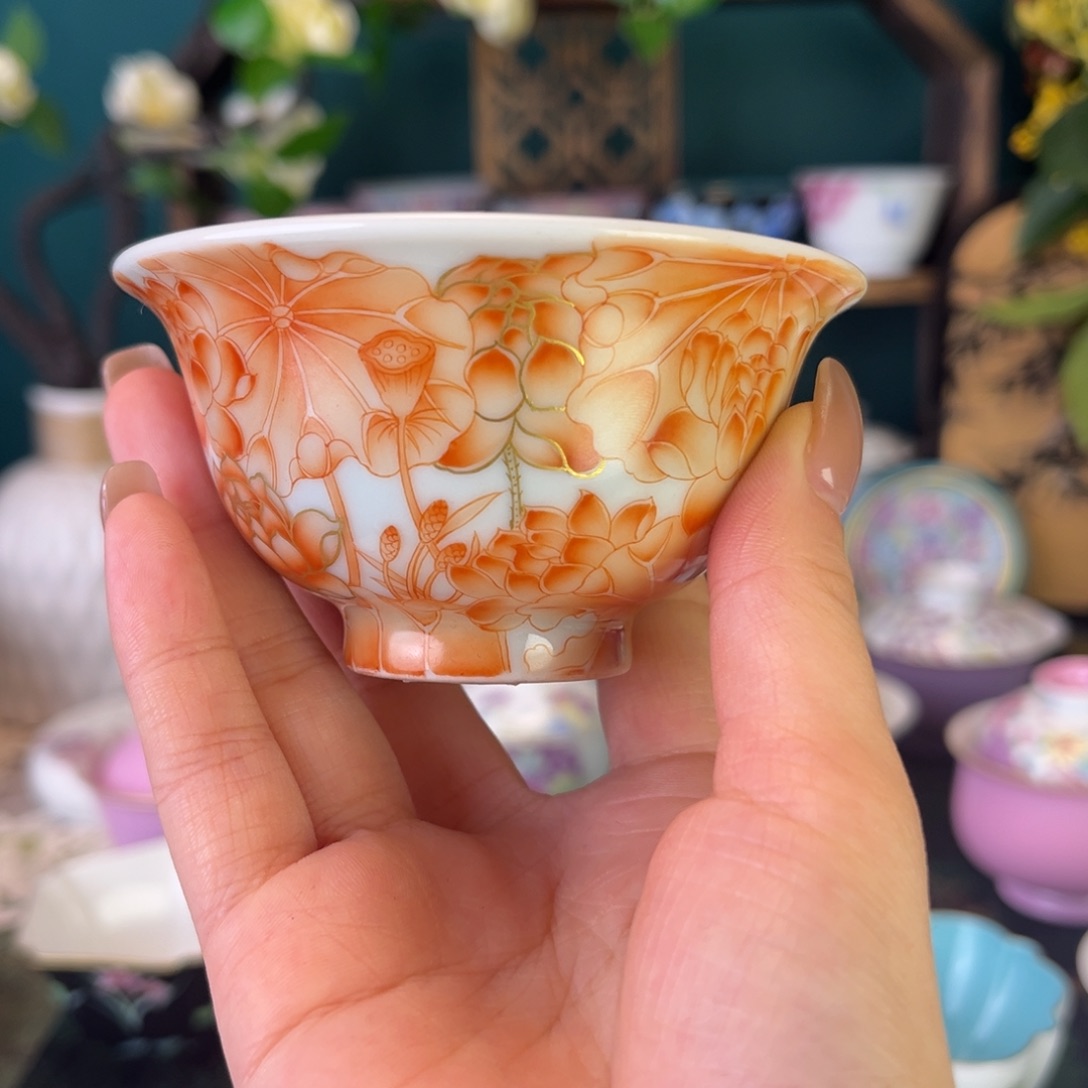 陶摆件景德镇陶瓷手绘