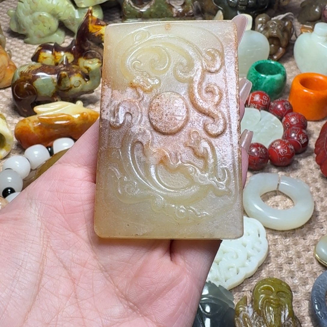 白玉菩提吊坠挂件