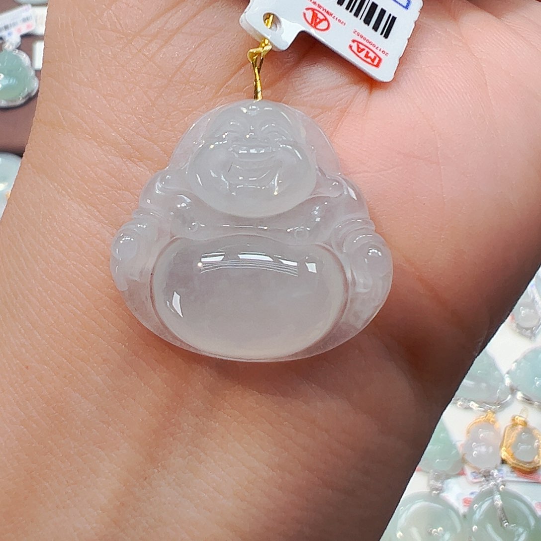 翡翠未镶嵌吊坠(不含链)佛公