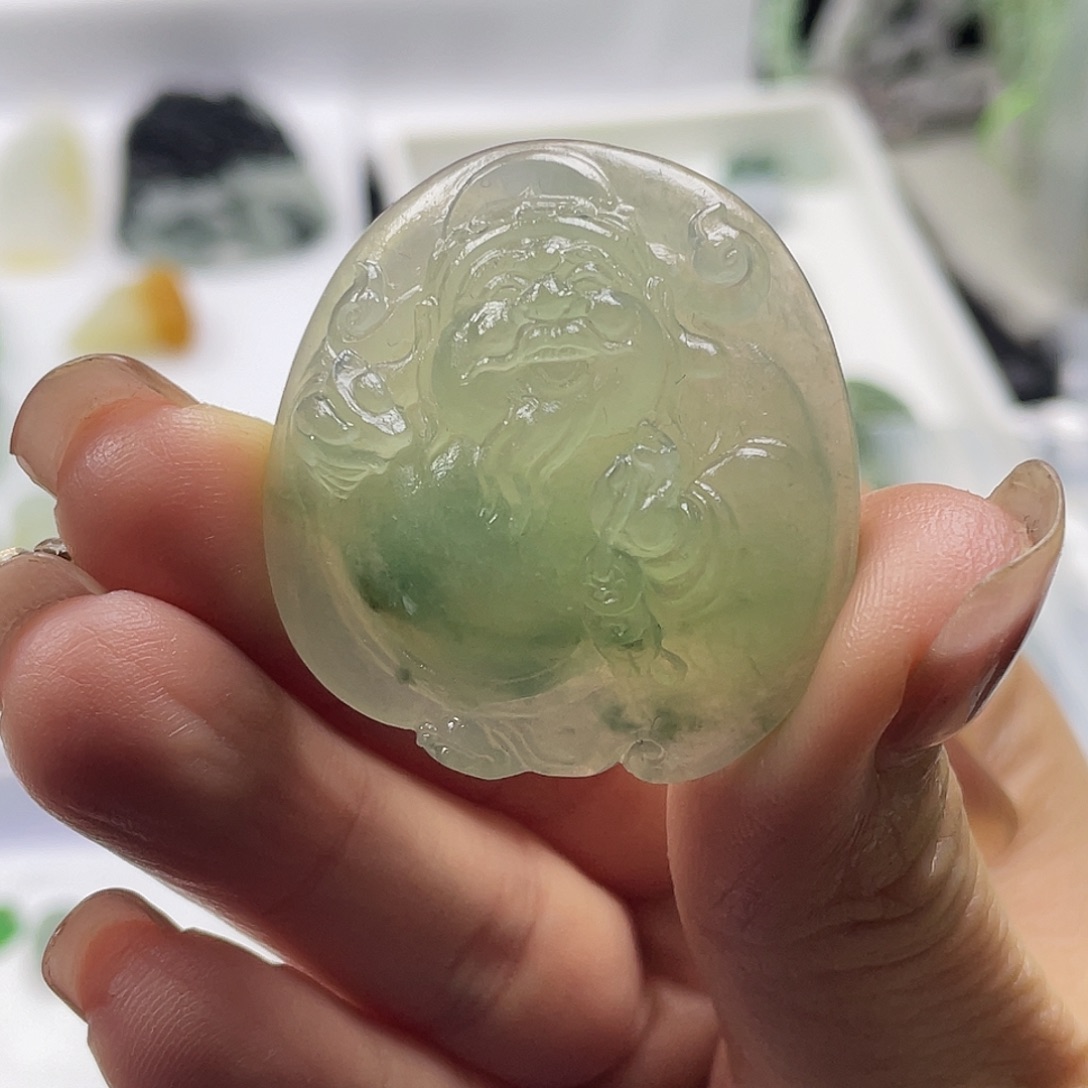 定制翡翠未镶嵌毛货