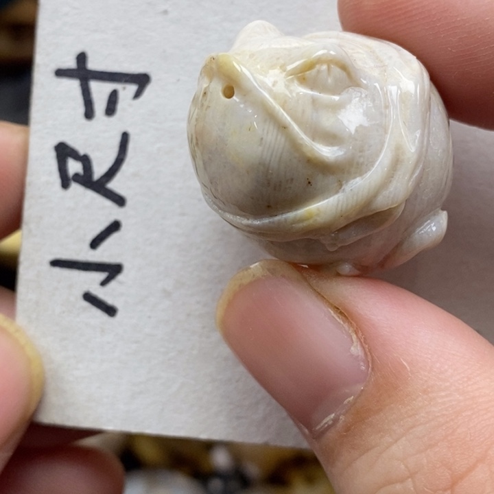 硅化珊瑚（珊瑚玉）未镶嵌颈饰