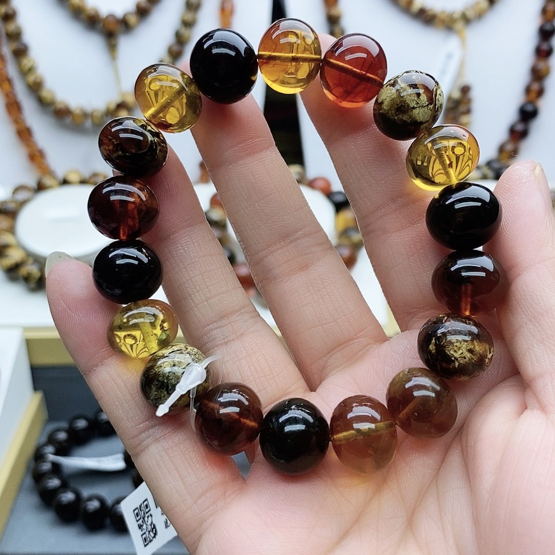 琥珀手链未镶嵌人*琥珀13