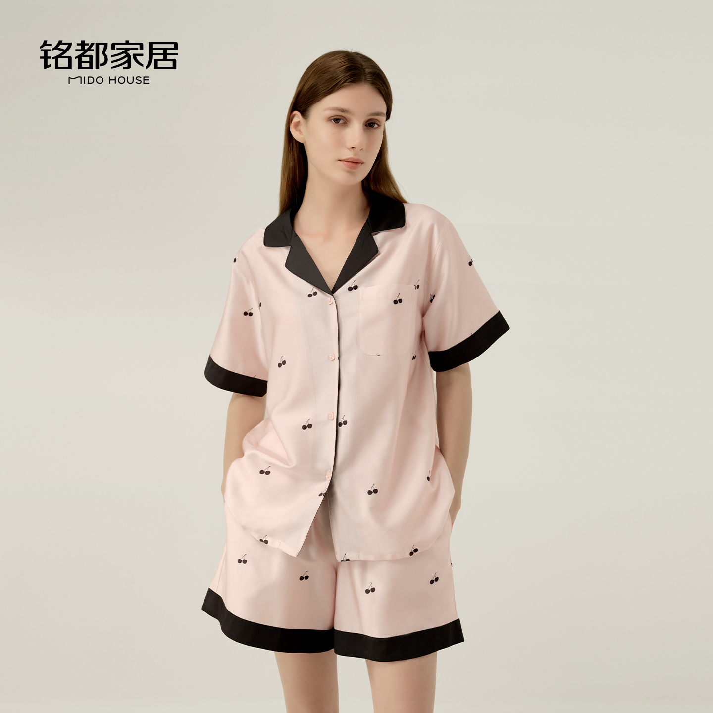 MIDOHOUSE【樱桃-天丝棉家居服】A类60s（睡衣）天丝棉凉感舒适家居服