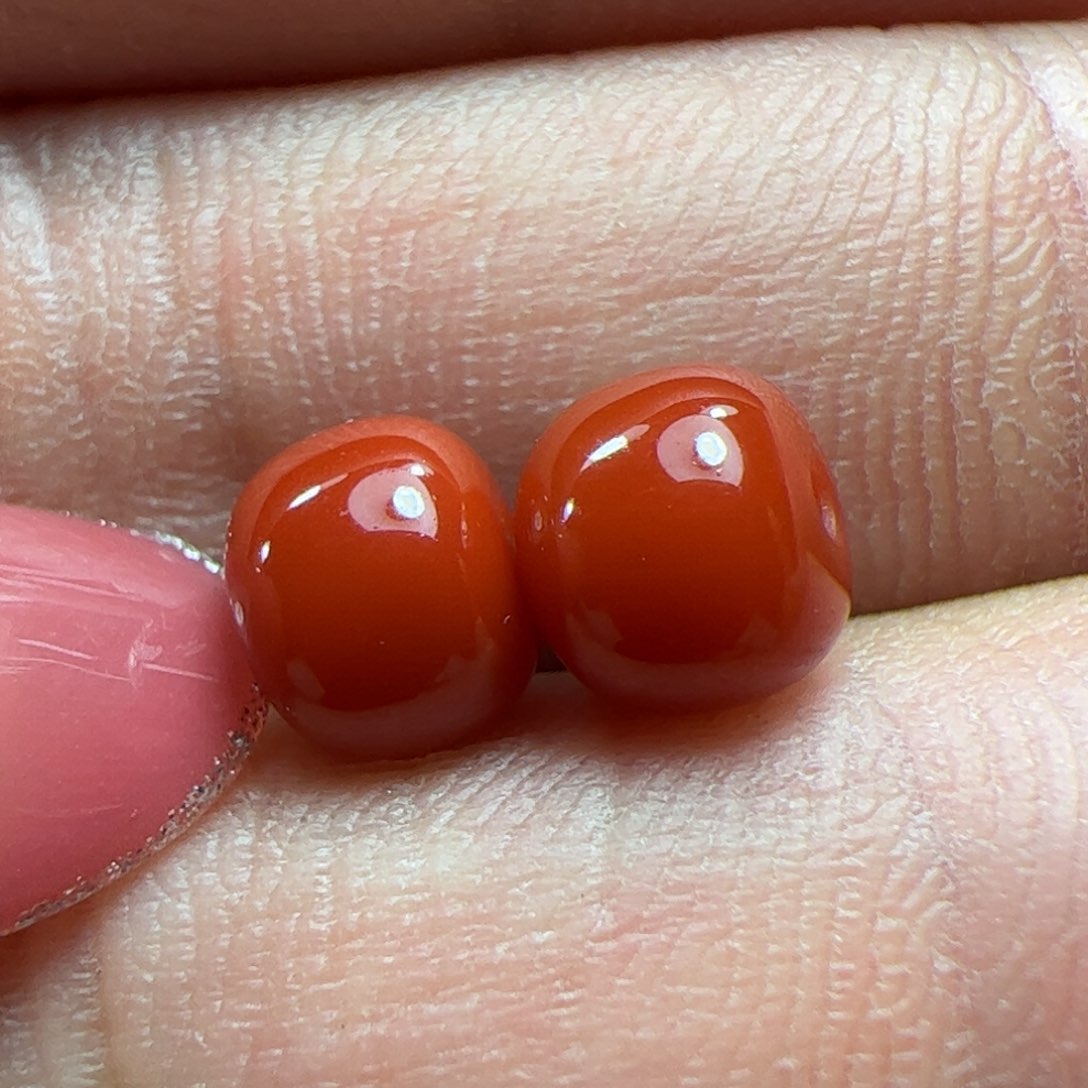 南红玛瑙未镶嵌珠子