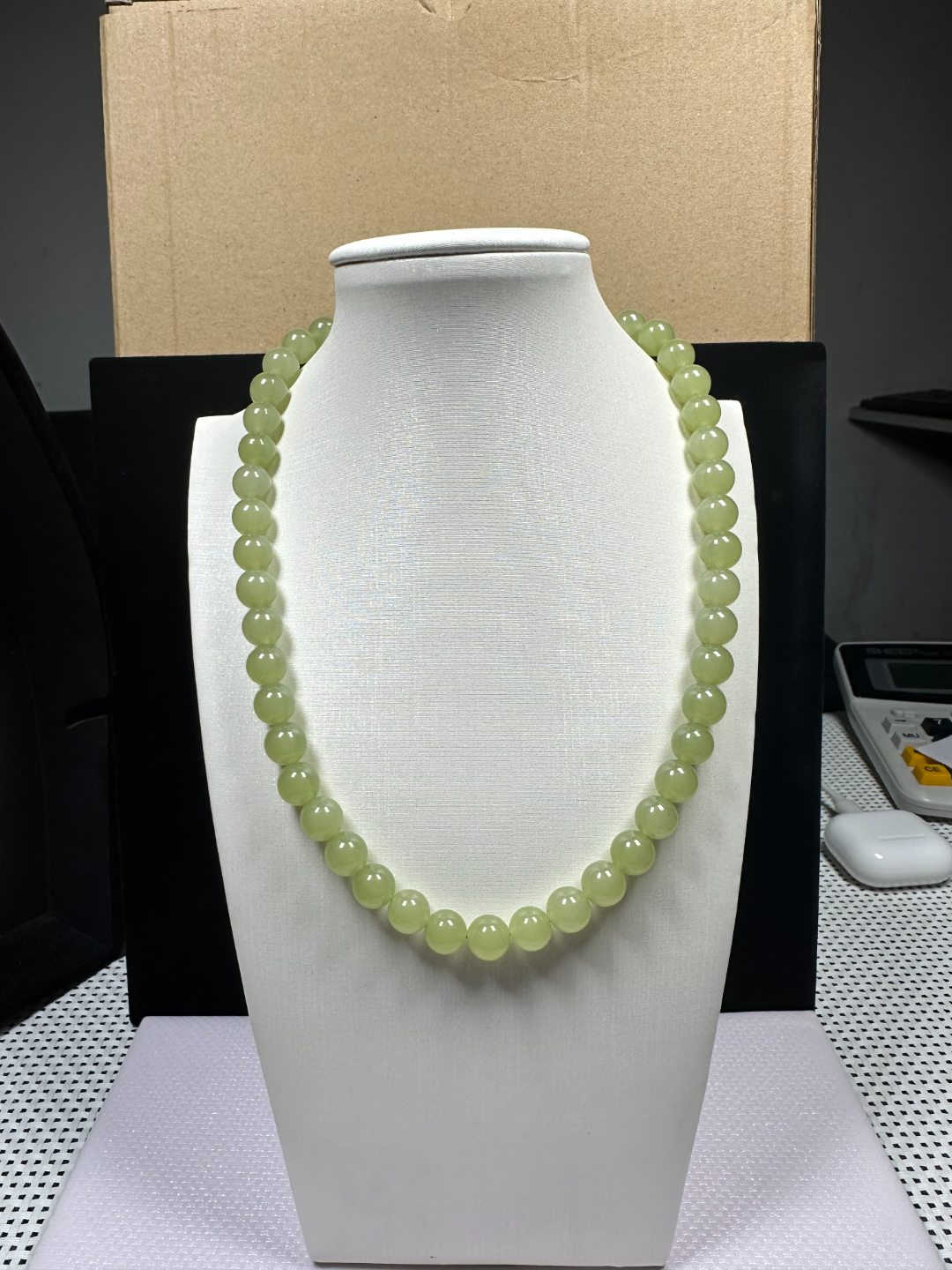 C310天然新疆晴水妈妈链卡10mm 时尚手串项链