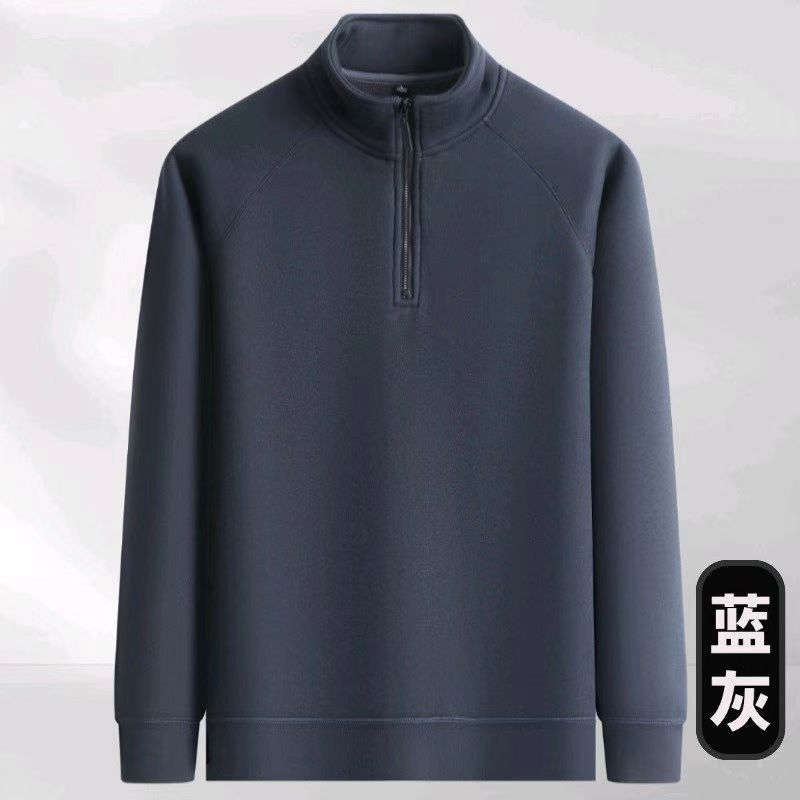 【锦衣服饰】PR 27欧货百搭立领羊毛半拉连男士卫衣