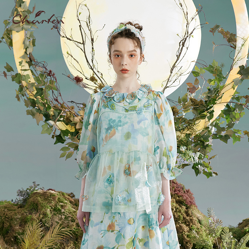 【达人专享】朝峰春秋新款百搭外罩背心女CFD3A300-3077T