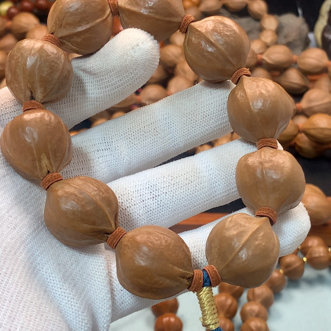 牧***橄榄核手串/手链2.2x2.5梅林铁核