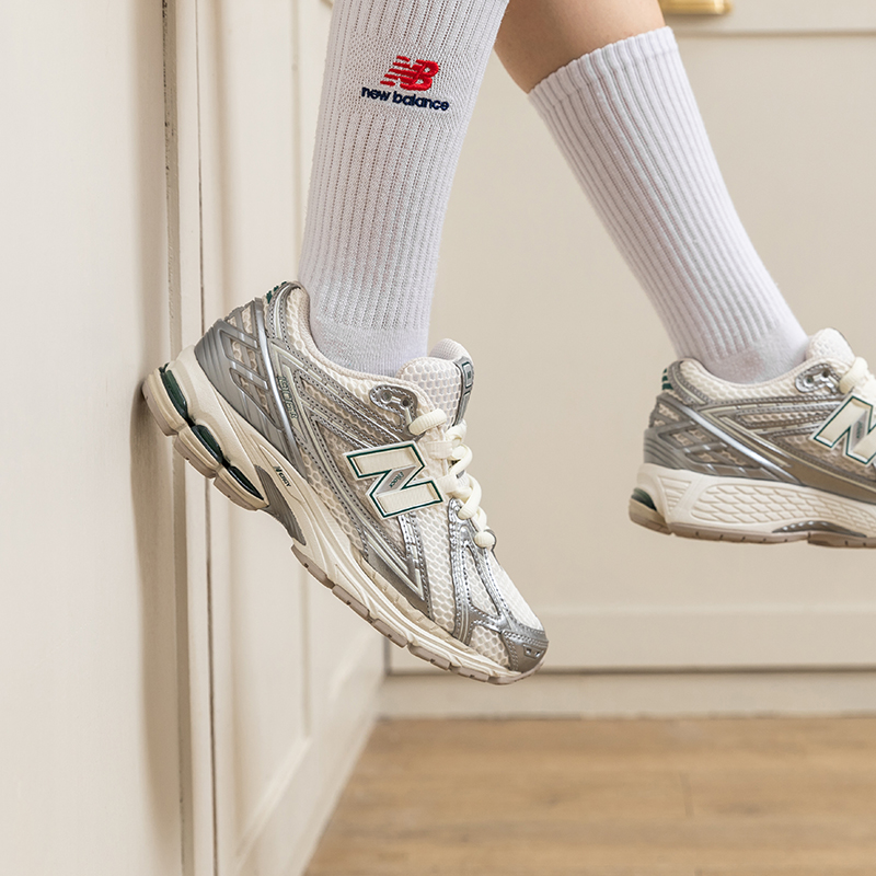 NewBalanceNB男女鞋官方正品1906系列复古银色网面老爹鞋M1906REE
