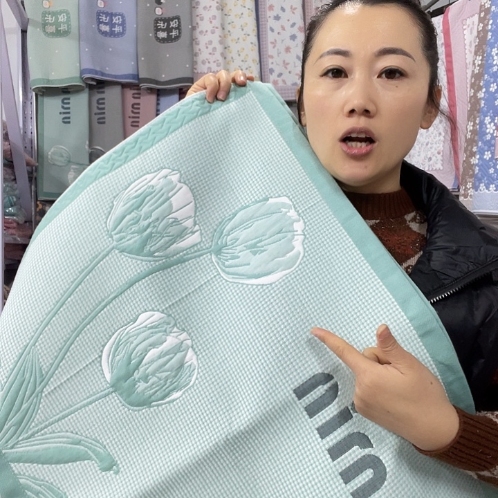 棉特价促销绿色郁金香