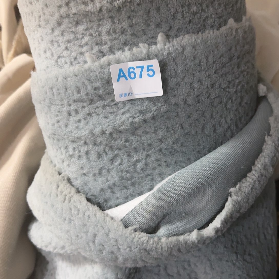 灰绿色剑花高密羊羔毛14元2米675