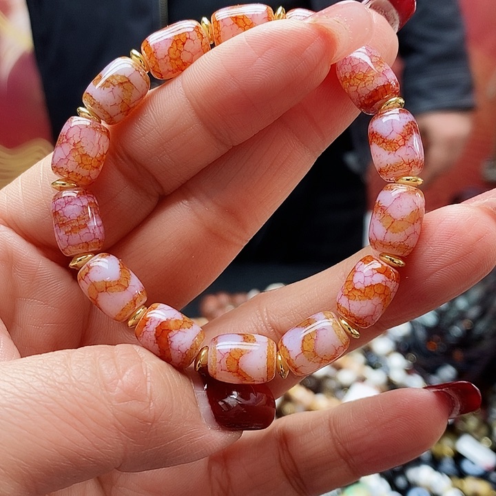 玛瑙/玉髓颈饰合金