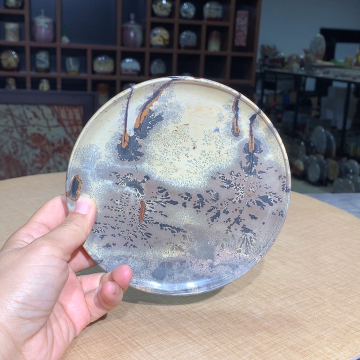 ，广西国画石摆件，收藏观赏