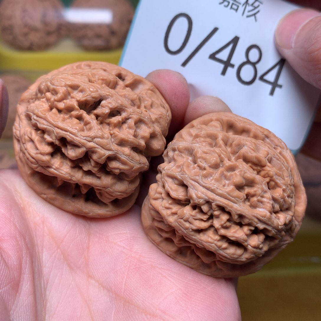 文玩核桃把件肉球粗筋39
