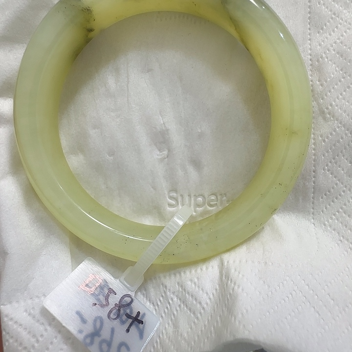 岫岩老玉（透闪石质玉）未镶嵌项圈天然岫玉未镶嵌手镯